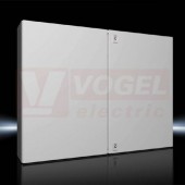 AX1100.000 Kompaktní skříň AX, ŠxVxH: 1000x760x210 mm, ocelový plech, s MD, dvoudvéřová, 2 otočné uzávěry, IP55