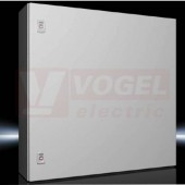 AX1077.000 Kompaktní skříň AX, ŠxVxH: 760x760x210 mm, ocelový plech, s MD, jednodvéřová, 2 otočné uzávěry, IP66