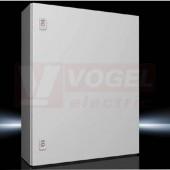 AX1076.000 Kompaktní skříň AX, ŠxVxH: 600x760x210 mm, ocelový plech, s MD, jednodvéřová, 2 otočné uzávěry, IP66