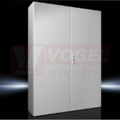 AX1114.000 Kompaktní skříň AX, ŠxVxH: 1000x1400x300 mm, ocelový plech, s MD, dvoudvéřová, 3-bodový uzavírací systém, IP55