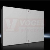 AX1130.000 Kompaktní skříň AX, ŠxVxH: 1000x760x300 mm, ocelový plech, s MD, dvoudvéřová, 2 otočné uzávěry, IP55