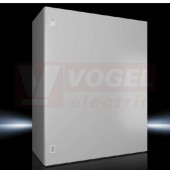 AX1181.000 Kompaktní skříň AX, ŠxVxH: 800x1000x400 mm, ocelový plech, s MD, jednodvéřová, 2 otočné uzávěry, IP55