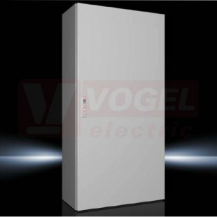 AX1260.000 Kompaktní skříň AX, ŠxVxH: 600x1200x300 mm, ocelový plech, s MD, jednodvéřová, 3-bodový uzavírací systém, IP66