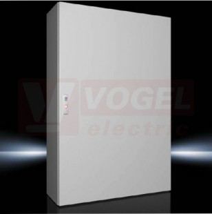 AX1280.000 Kompaktní skříň AX, ŠxVxH: 800x1200x300 mm, ocelový plech, s MD, jednodvéřová, 3-bodový uzavírací systém, IP66