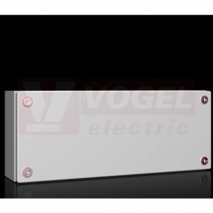 KX1505.000 Svorkovnicová skříňka KX, ŠxVxH: 500x200x120 mm, ocelový plech, bez MD, s krytem, bez příruby