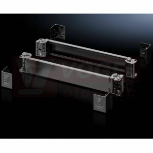 AX2820.061 Rohové díly podstavce AX, s krytem vpředu a vzadu, výška: 100 mm, pro šířku: 600 mm