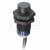 XS4P18AB120 Indukční čidlo M18, plast, Sn=8mm, 12…24VDC, délka těla 40,6mm, nestíněný, analogový  4-20mA, kabel 2m, IP67