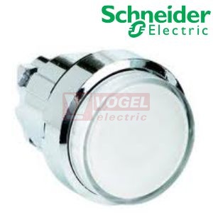 ZB4BH1   Hlavice ovládací stiskací, "Stiskni - stiskni", s přesahem - bílá