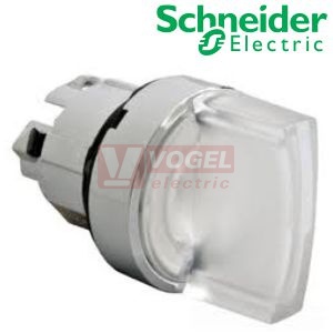 ZB4BK1213 Hlavice  ovládací otočná prosvětlená, 2 pevné polohy - bílá