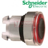 ZB4BW943  Hlavice stiskací prosvětlená RU, lícující s prosvětl.kroužkem, pro objímku LED Protected