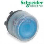 ZB5AP68 Hlavice stiskací s návratem, s průhl. krytkou pro štítek, MO, lícující, bez symbolu, neprosvětlená