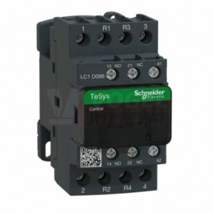LC1D098Q7     Stykač 4P 2Z+2V  20A AC-1, 380V AC, pom.kont. 1"Z"+1"V" šroub.svorky