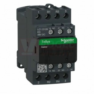 LC1D128ED     Stykač 4P 2Z+2V  25A AC-1, 48V DC, pom.kont. 1"Z"+1"V" šroub.svorky