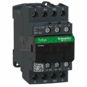 LC1D128EL     Stykač 4P 2Z+2V  25A AC-1, 48V DC, pom.kont. 1"Z"+1"V" šroub.svorky, 2,4 W, cívka s odruš.modulem