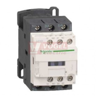 LC1D386P7     Stykač 3P 38A AC-3, 230V AC, pom.kont. 1"Z"+1"V" pro kab.oka, cívka s odruš.modulem