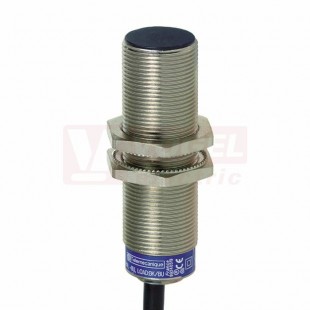 XS2M18KP340L1 Indukční čidlo M18, mosaz, Sn=8mm, 12…24VDC, kabel 5m, délka těla 60mm, nestíněný, PNP/NPN, NO+NC, IP68