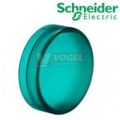 ZBV0133 Čočka pro signálku s integrovanou LED, hladká, bez symbolu, barva zelená, kruh ( pouze v balení 10ks)