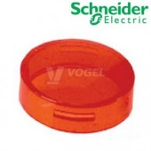 ZBV0143 Čočka pro signálku s integrovanou LED, hladká, bez symbolu, barva červená, kruh ( pouze v balení 10ks)