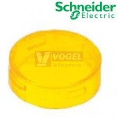 ZBV0153 Čočka pro signálku s integrovanou LED, hladká, bez symbolu, barva žlutá, kruh ( pouze v balení 10ks)