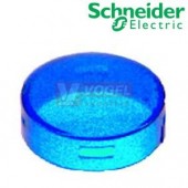 ZBV0163 Čočka pro signálku s integrovanou LED, hladká, bez symbolu, barva modrá, kruh ( pouze v balení 10ks)