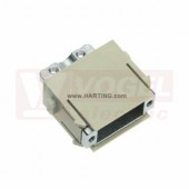 09140009931 Adapter module for D-Sub, Z, 9pin, pro jeden kabel, polykarbonát (PC), zinkový tlakový odlitek, RAL 7032