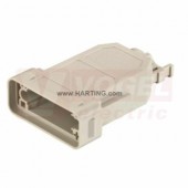 09140010723 Han-Modular ECO coupler IP20, pouzdro, 1xPE, modulární ECO, horní vstup, polykarbonát PC, RAL7032, IP20