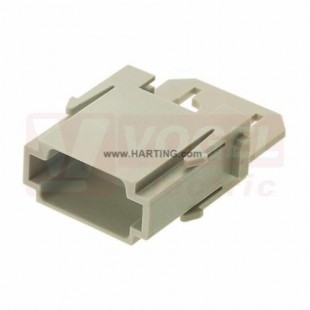 09140014601 Han USB module, V, 1A/50V, pro patch kabel, USB 2.0, polykarbonát (PC), RAL 7032