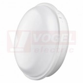 Svítidlo LED přisazené  20W 220-240V, kruhové bílé, barva neutrální bílá, 1600lm, 4000K, IP65, tělo plast., úhel vyzař. 120°, plast.diruzor mléčný, průměr 220x78mm, náhrada za žárovku 100W (ZM3010)