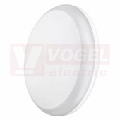 Svítidlo LED přisazené  18W 220-240V DORI, kruhové bílé, barva neutrální bílá, 1550lm, 4000K, IP54, úhel vyzař. 115°, tělo plast., difuzor plast.mléčný, průměr 280x48mm, náhrada za žárovku 100W (ZM4311)