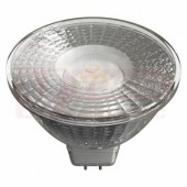 Žárovka LED GU 5,3  12V  4,5W MR16 A+, řada CLASSIC, teplá bílá 3000K, 400 lumen, nestmívatelná, živ. 30000h., úhel vyzař. 120°, náhrada za 35W, rozměr 50x46mm (EMOS-ZQ8433)