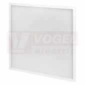 Svítidlo LED panel  48W 220-240V čtvercový vestavný PROFI PLUS, neutrální bílá, 4500lm, 4000K, IP65, úhel vyzař. 90°, tělo hliník, barva těla bílá, živ. 40000hod., difuzor mléčný plast, rozměr 595x595x10,4mm (ZR1532)