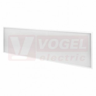 Svítidlo 1x  40W LED 220-240V panel obdélníkový vestavný PROFI PLUS, neutrální bílá, 4000lm, 4000K, IP20, úhel vyzař. 90°, tělo hliník, barva těla bílá, živ.40000hod., difuzor mikroprizmatický, rozměr 1195x295x11,4mm náhrada za žárovku 2x36W CFL (ZR3422)