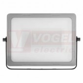 Svítidlo LED reflektorové  50W, 220-240V ILIO, černé, neutrální bílá, 4000lm, 4000K, IK08, IP65, úhel vyzař. 120°, tělo hliník, difuzor plastový, rozměr 215x155x55mm, náhrada za žárovku 430W (ZS2540)