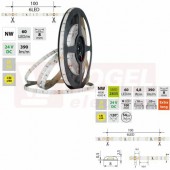 LED pásek SMD2835 NW, 60LED/m, 4,8W/m, DC 24V, 390lm/m, CRI90, IP54, 8mm, 5m (126.844.60.0)