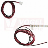 Připojovací konektor jednobarevných LED pásků šíře 8 mm, 2 piny, délka 2 metry, 20AWG (112.004.21.1)