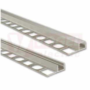 Obkladový hliníkový profil DP, 33x11mm, vč. mléčného difuzoru, 2m (761.043.43.2)