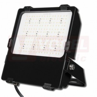 Svítidlo LED reflektorové 300W (Delta 300), 41000lm, 4000K neutrální bílá, živ.50 000h, vyzař. úhel 120°, bez optiky, náhrada za 600W, IP66, IK08, tělo hliník, difuzor sklo, barva černá, rozměr 380x410x83mm (511.741.28.0)