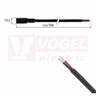 Napájecí konektor - zásuvka, volný konec, kabel AWG16 (112.006.11.4)