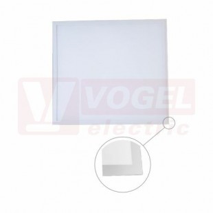 Svítidlo LED panel  40W (DAISY VIRGO 830-40W/WF), čtverec, rám bílý hliník, 3400lm, 3000K teplá bílá, živ.30 000h, IP20, švh 595x595x9mm, náhrada za 4x18W T8 ( LED DRIVER NUTNÉ OBJEDNAT ZVLÁŠŤ!!) (GXDS073)