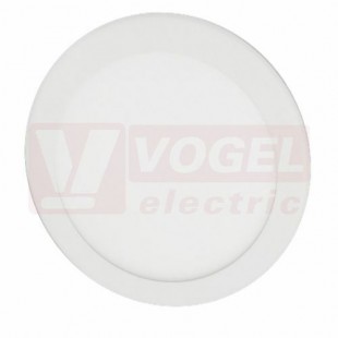 Svítidlo LED podhledové 24W (LED120 VEGA-R White 24W WW), bílé kulaté, 1800lm, 2800K teplá bílá, úhel vyzař. 120°, IP44/20, živ. 25 000h, rozměr 298x285mm (GXDW066)