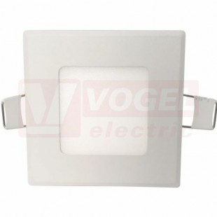 Svítidlo LED podhledové 24W (LED120 VEGA-S White 24W WW), bílé, čtverec, 1800lm, 2800K teplá bílá, úhel vyzař.120°, IP44/20, živ. 25 000h, montážní otvor 285x285mm, rozměr 298x298mm (GXDW068)