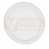 Svítidlo LED podhledové 12W (LED60 VEGA-R White 12W NW), bílé kulaté, 850lm, 3800K neutrální bílá, úhel vyzař. 120°, IP44/20, živ. 25 000h, rozměr 168x160mm (GXDW104)