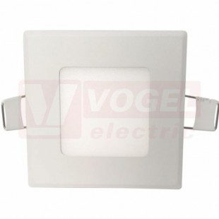 Svítidlo LED podhledové 24W (LED120 VEGA-S White 24W NW), bílé, čtverec, 1800lm, 3800K neutrální bílá, úhel vyzař.120°, IP44/20, živ. 25 000h, montážní otvor 285x285mm, rozměr 298x298mm (GXDW113)