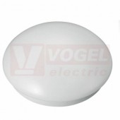 Svítidlo 1x  60W přisazené  (VELA E27), kulaté, stropní, tělo PP, difuzor mléčné sklo, IP44, průměr 280mm x 110mm, patice E27 pro doplnění LED žárovkou (GXIZ022)