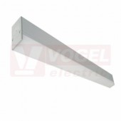 Svítidlo LED průmyslové  36W (LINEAR II 36W GRAY NW), kancelářské šedé, 3600lm, 4000K neutrální bílá, živ. 25 000h, IP20, úhel vyzař. 125°, rozměr 1133x65x50mm, náhrada za 270W (GXLS157)