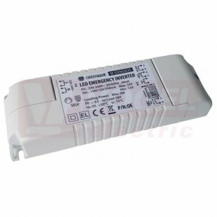 Modul nouzový do svítidla (LED EMERGENCY INVERTER) max. 6W, 220-240V, 100/150/200mA/55VDC, 1-3h, baterie Ni-CD BATTERY 2000mAh,4,8V, IP20, rozměr 170x55x28mm (GXNO035)