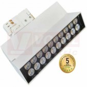 Svítidlo LED na lištový systém 10W (AREO PROFI TRACK W 10W NW), bílé, 750lm, 4000K neutrální bílá, živ. 40 000h, IP20, úhel vyzař. 24°, otočné 360°, výkyvné 90°, rozměr švh 171x141x36mm, náhrada za 60W (GXPR110)