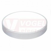 Svítidlo LED přisazené  24W (LED TAURUS-R Silver 24W NW), stříbrné, kulaté, stropní, nástěnné, 2300lm, 4000-4500K neutrální bílá, úhel vyzař. 110°, živ. 25 000h, IP20, průměr 300x v43mm, náhrada za 140W (GXPS035)