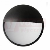Svítidlo LED přisazené  14W (DITA CLASSIC ROUND B 14W NW cover), černé, kruhové, 600lm, 4000K neutrální bílá, živ. 25 000h, IP54, IK10, úhel vyzař. 120°, průměr 215xh80mm, náhrada za 75W E14/E27 (GXPS054)