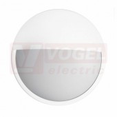 Svítidlo LED přisazené  14W (DITA CLASSIC ROUND W 14W NW cover), bílé, kruhové, 600lm, 4000K neutrální bílá, živ. 25 000h, IP54, IK10, úhel vyzař. 120°, průměr 215xh80mm, náhrada za 75W E14/E27 (GXPS055)